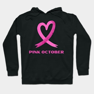 Pink October Breast Cancer Awareness Hoodie